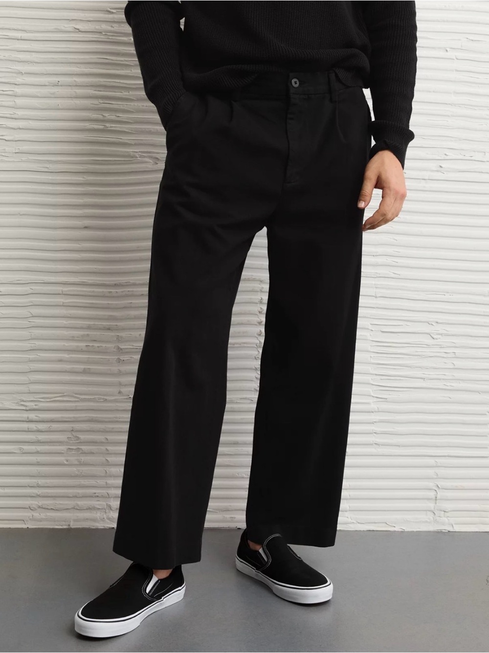 American Eagle AE Loose Cropped Trouser Pant
